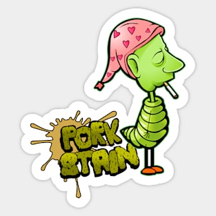 PorkStain Radioactive Maggot Boy Sticker
